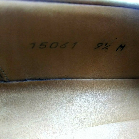 Magnanni Brown Horsebit Strap Apron Toe Loafer 9.5 - Picture 7 of 8